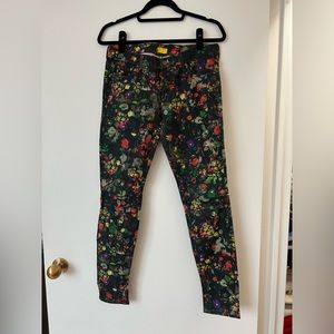 Mother Floral Patterned Jeans